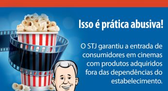 É prática abusiva impor a aquisição exclusiva de alimentos nos cinemas