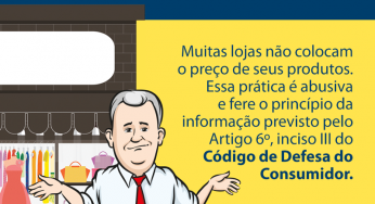 É proibido deixar de colocar preços nos produtos