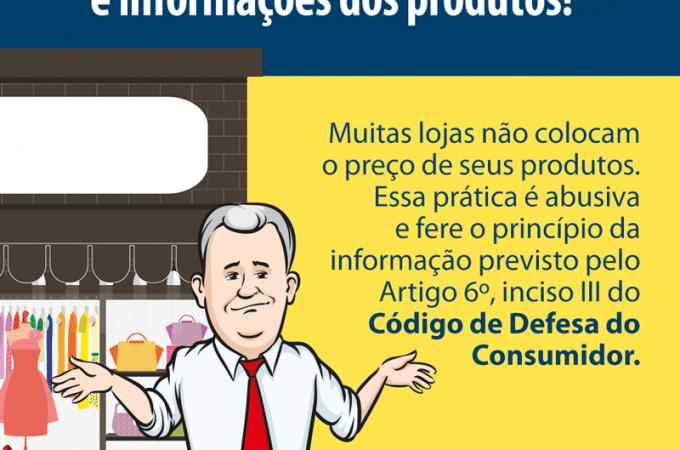 É proibido deixar de colocar preços nos produtos