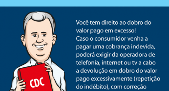 Cobranças indevidas de telefonia, internet ou tv a cabo. O que fazer?