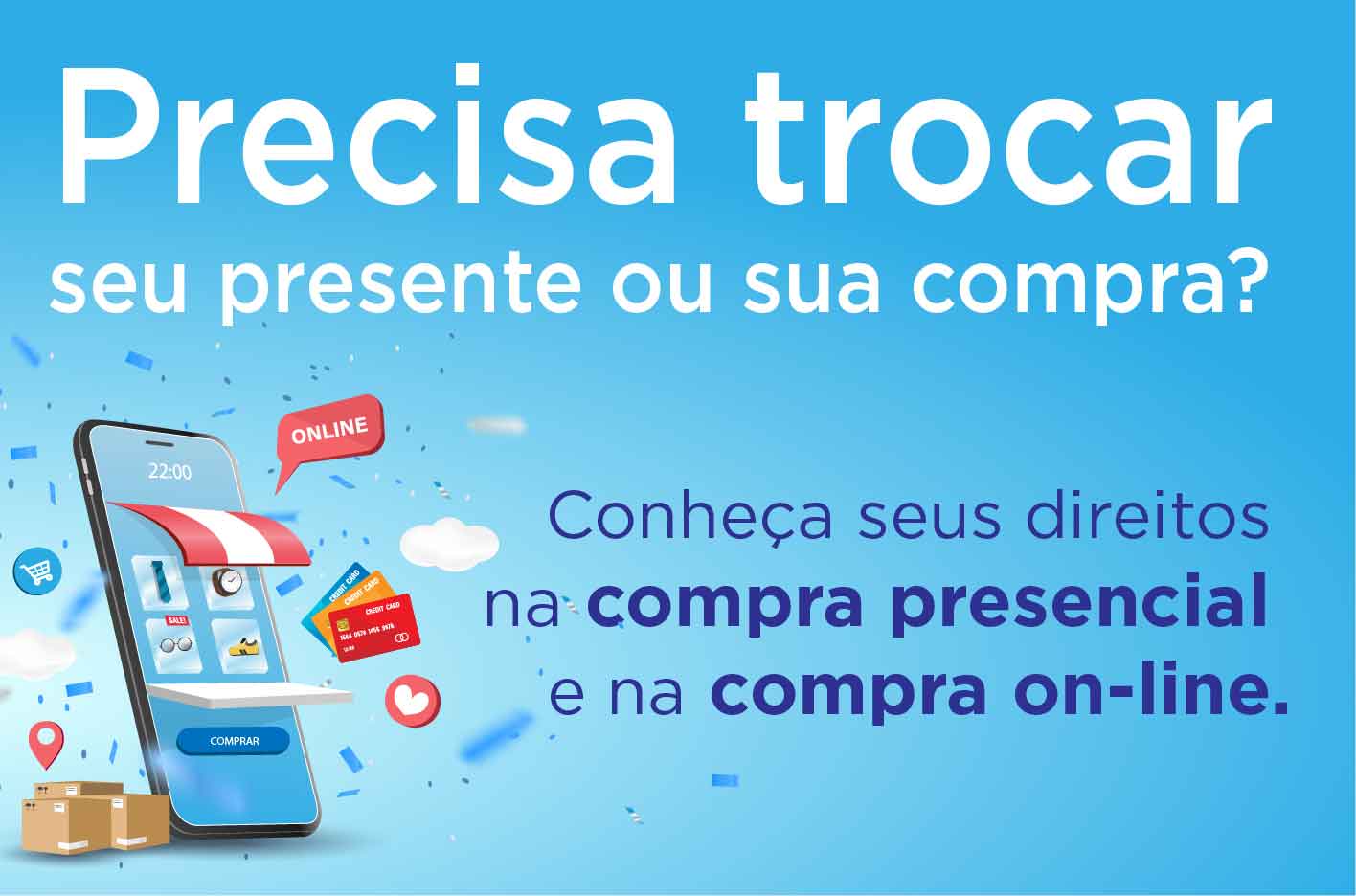 direitos no troca compras